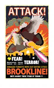 Brookline Turkeys At The Brickbottom Gallery